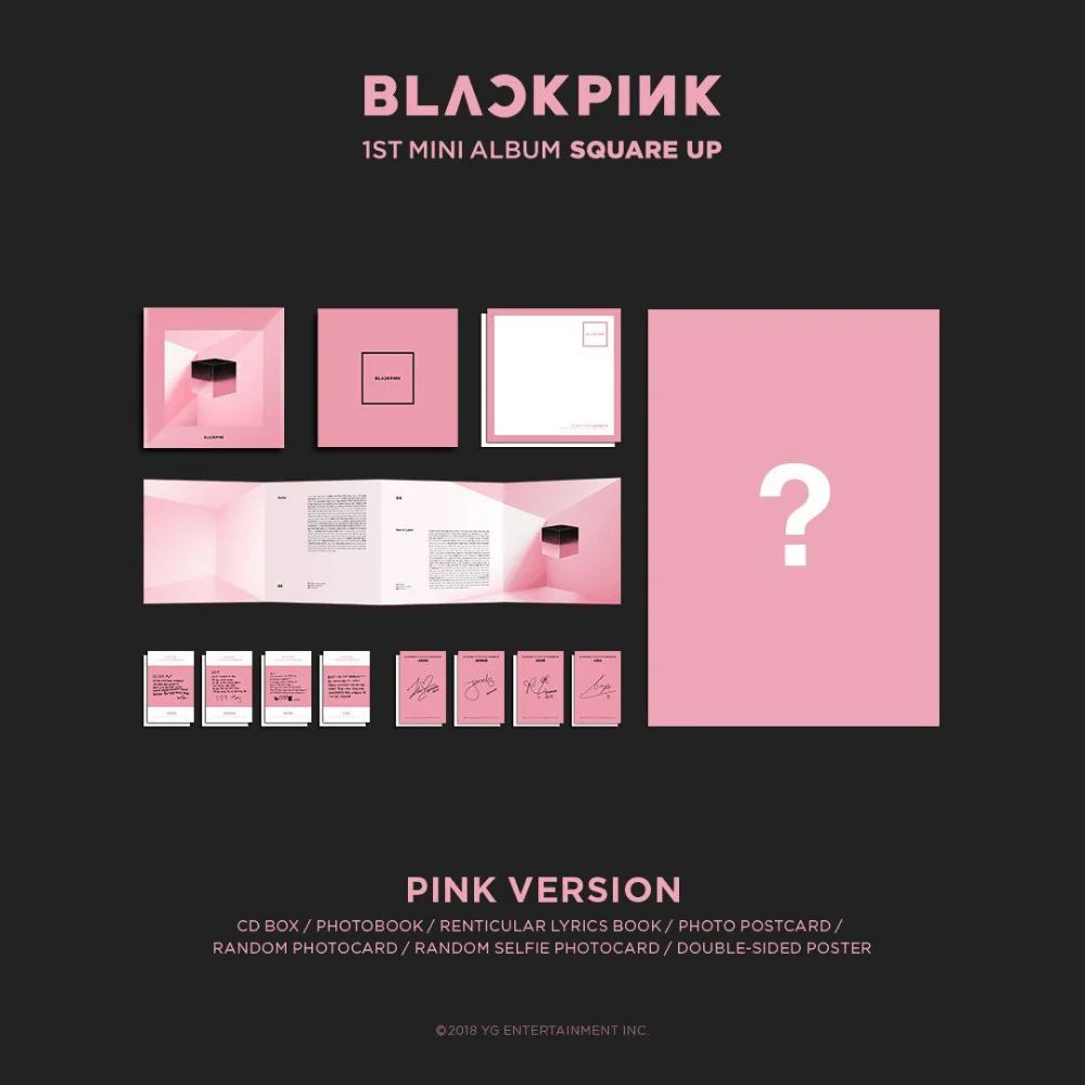 BLACKPINK - SQUARE UP (1ST MINI ALBUM) (2 VERSIONS) - Image 3
