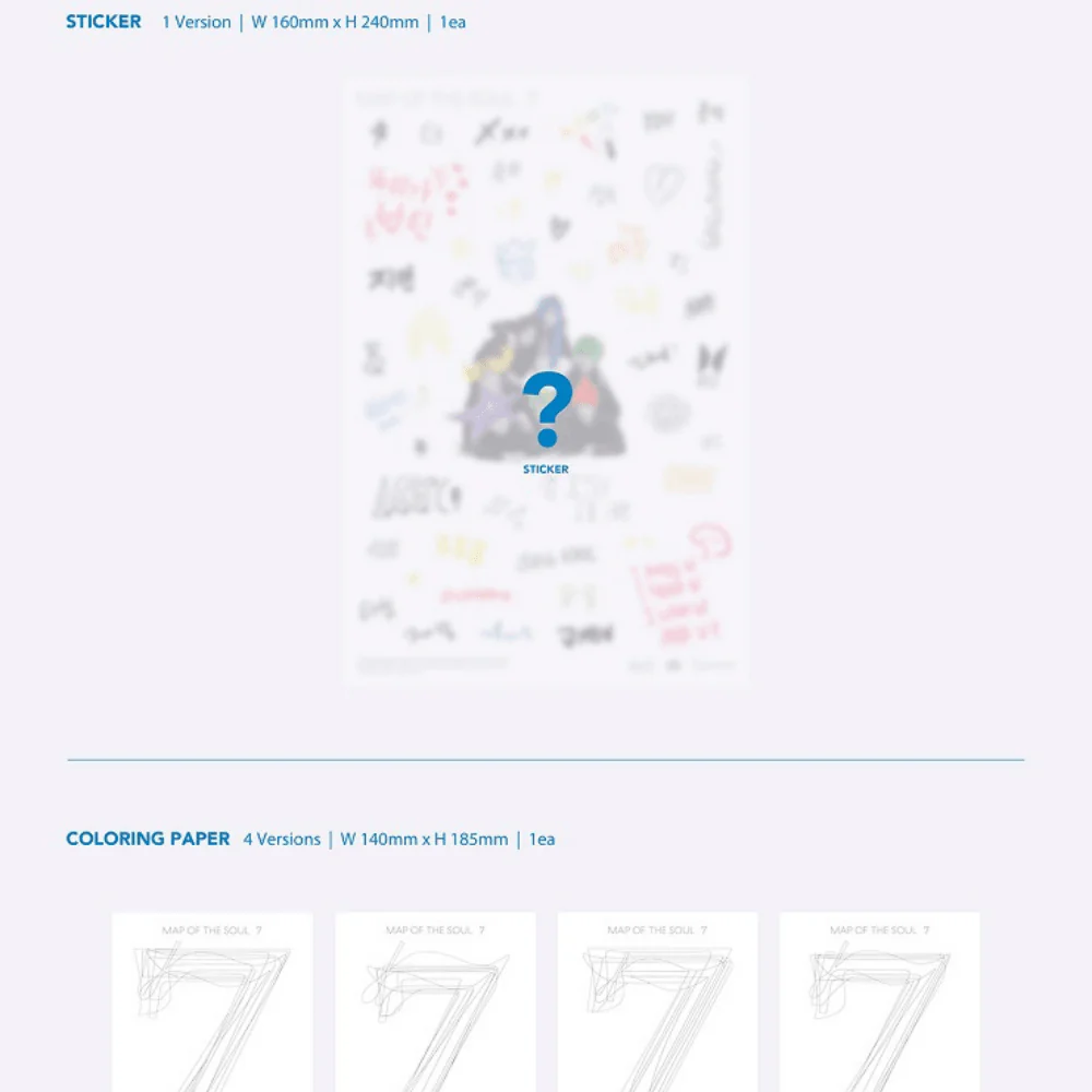 BTS - MAP OF THE SOUL: 7  (4 VERSIONS) - Image 6