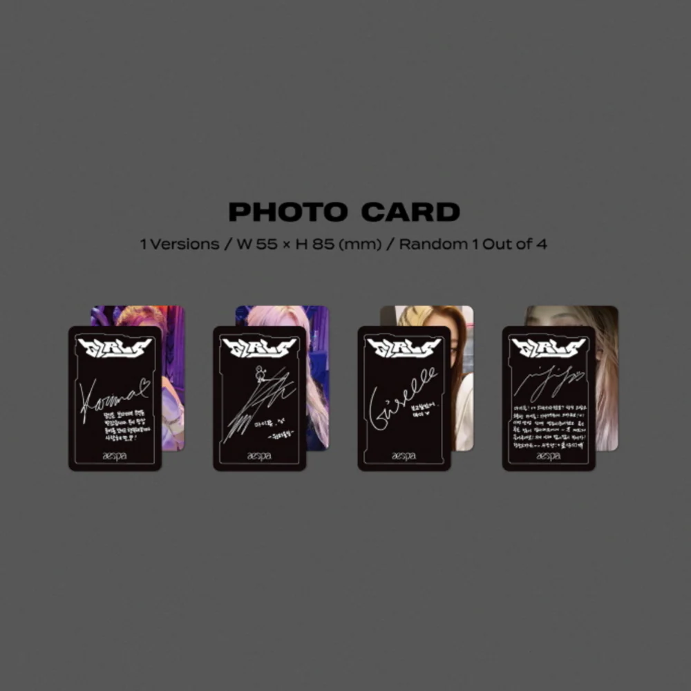 AESPA - GIRLS (2ND MINI ALBUM) DIGIPACK VER. (5 VERSIONS) - Image 12