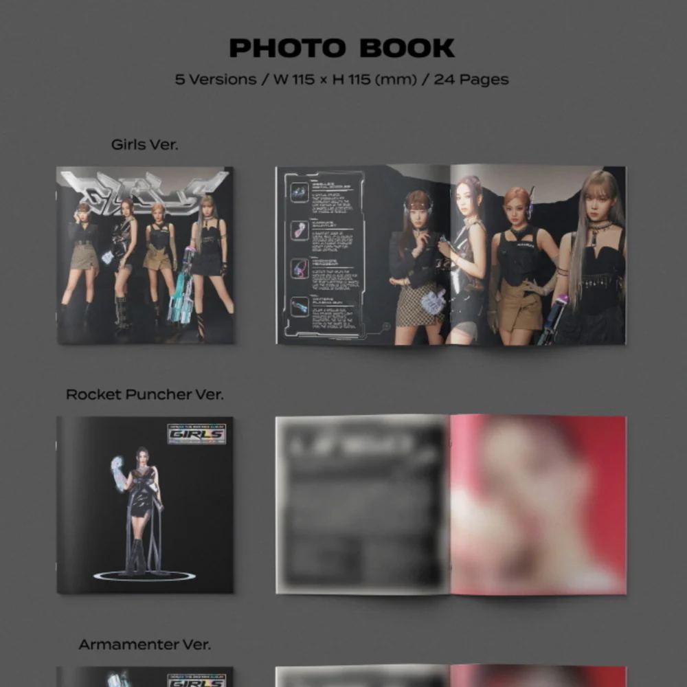 AESPA - GIRLS (2ND MINI ALBUM) DIGIPACK VER. (5 VERSIONS) - Image 8
