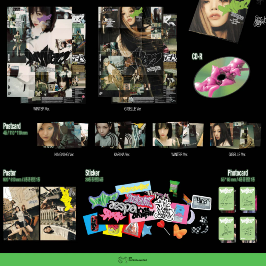 AESPA - MY WORLD (3RD MINI ALBUM) [POSTER VER.] (4 VERSIONS) - Image 7