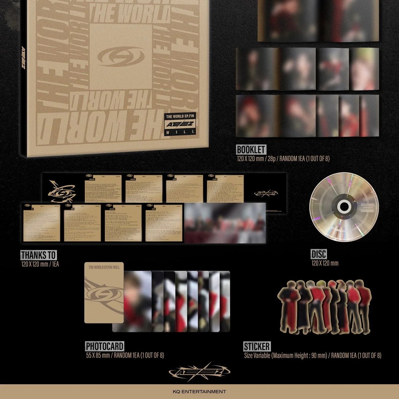 ATEEZ - THE WORLD EP.FIN : WILL (DIGIPAK VER.) - Image 3