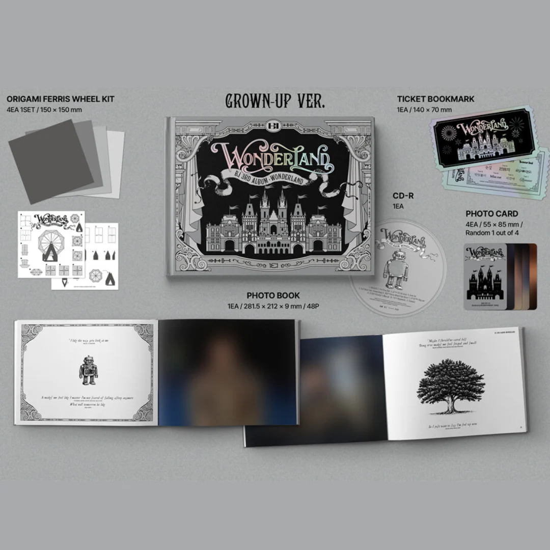 B.I - 3RD ALBUM [WONDERLAND] (FAIRY TALE VER.) (2 VERSIONS) - Image 3