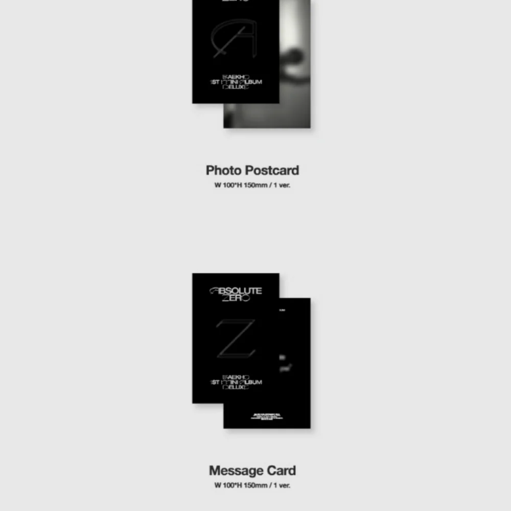 BAEKHO - ABSOLUTE ZERO (1ST MINI ALBUM) DELUXE VER. - Image 3