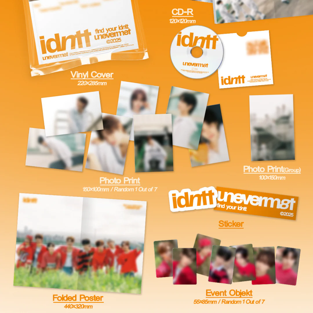 IDNTT - MINI ALBUM [UNEVERMET] (2 VERSIONS) - Image 5