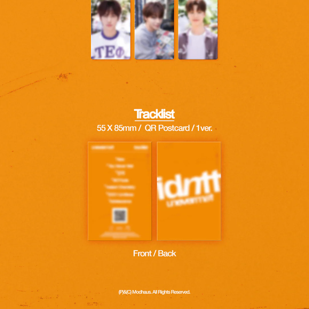 IDNTT - MINI ALBUM [UNEVERMET] (OBJEKT MUSIC ALBUM VER.) - Image 4