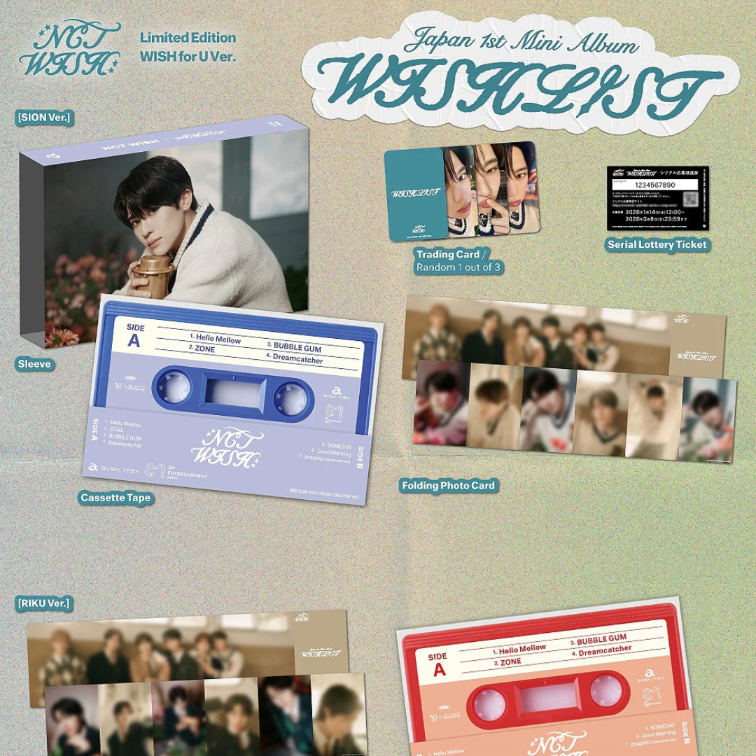 NCT WISH - [WISHLIST] WISH FOR U (TAPE VER.) (6 VERSIONS) - Image 8