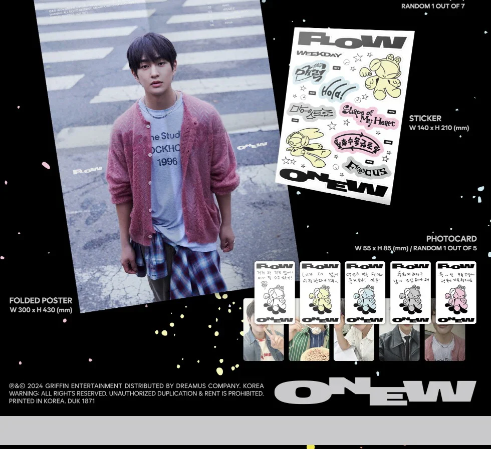 ONEW - 3RD MINI ALBUM [FLOW] (2 VERSIONS) - Image 3