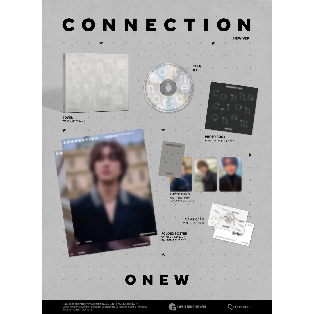 ONEW - 4TH MINI ALBUM [CONNECTION] (DIGIPACK VER.) (2 VERSIONS) - Image 3