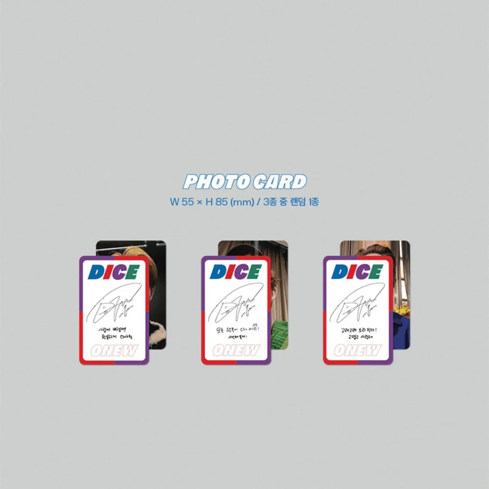 ONEW - DICE (2ND MINI ALBUM) PHOTO BOOK VER. (2 VERSIONS) - Image 6