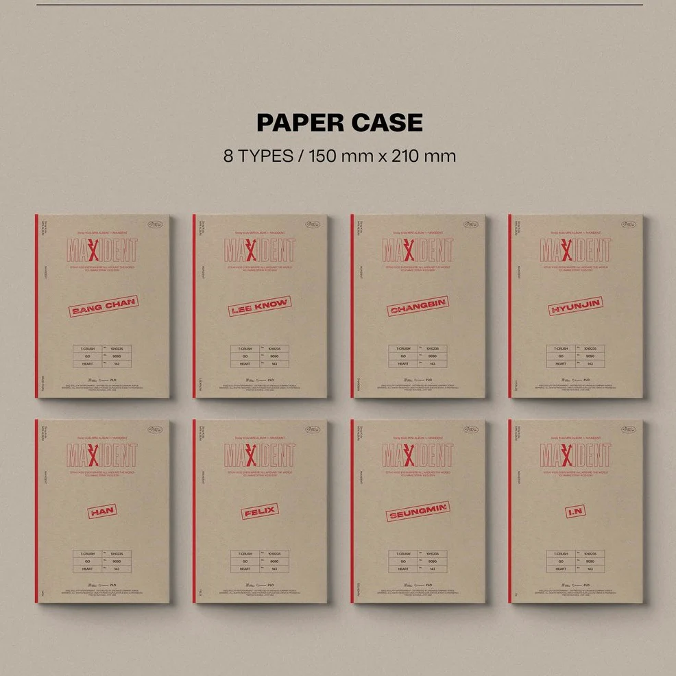 STRAY KIDS - MAXIDENT (CASE VER.) (8 VERSIONS) - Image 3