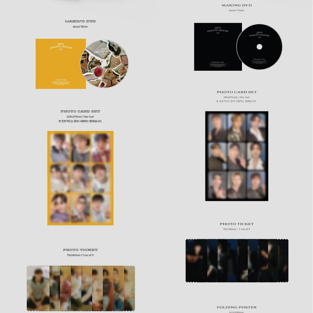 SF9 - 3RD PHOTO BOOK (2 VERSIONS) - Image 3